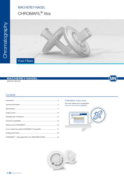 

Brochure CHROMAFIL Xtra EN

