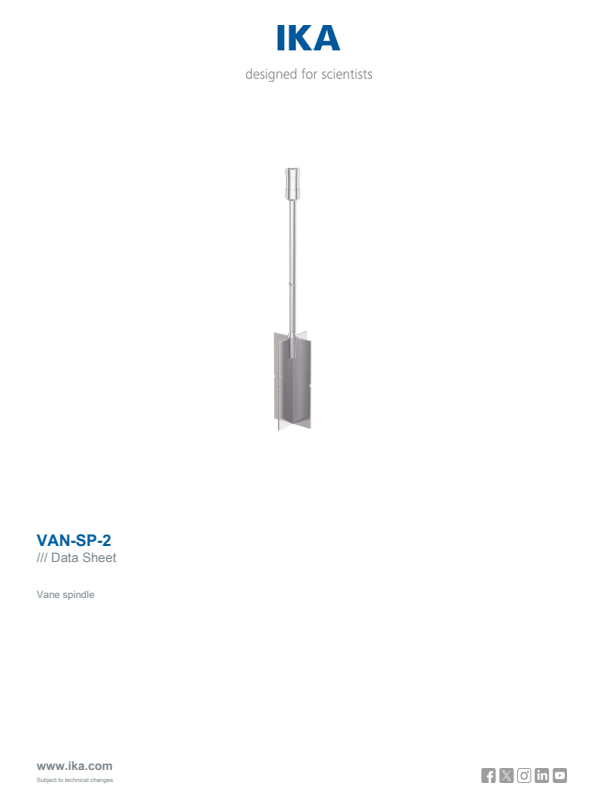 

Data Sheet VAN SP 2

