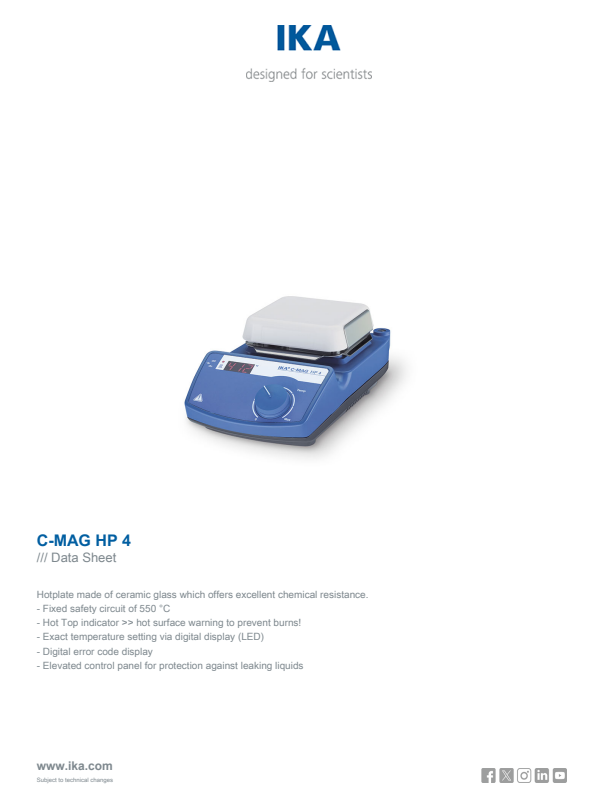 

Data Sheet C MAG HP 4

