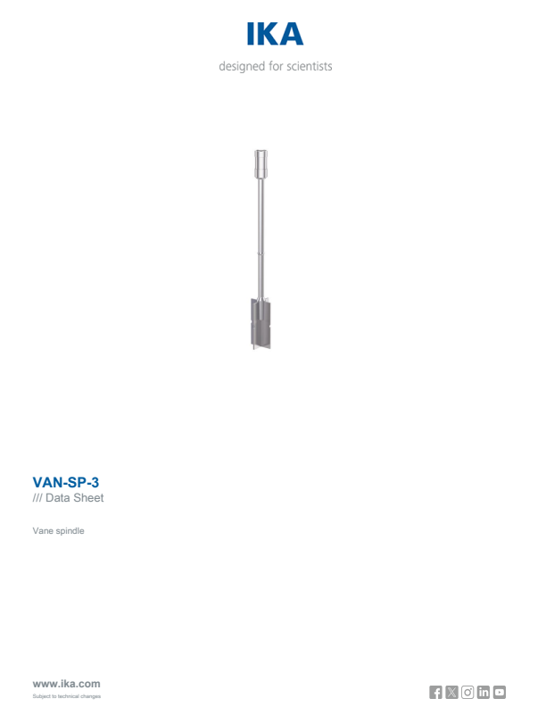 

Data Sheet VAN SP 3

