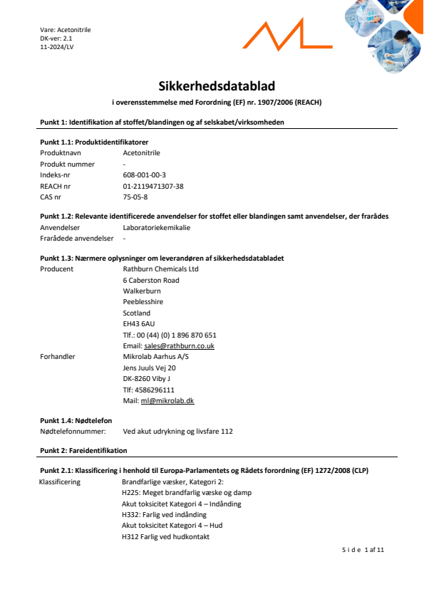 

Acetonitrile

