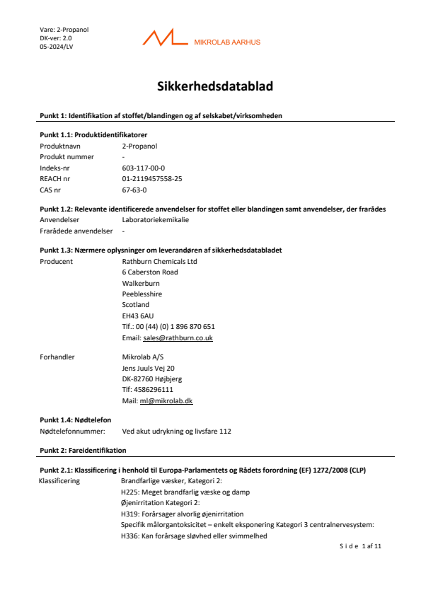 

2 propanol

