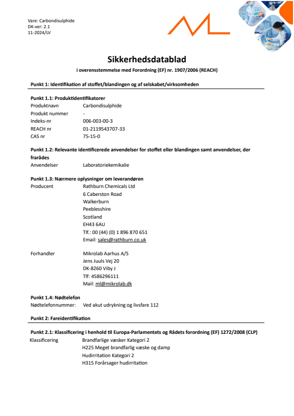 

Carbondisulphide

