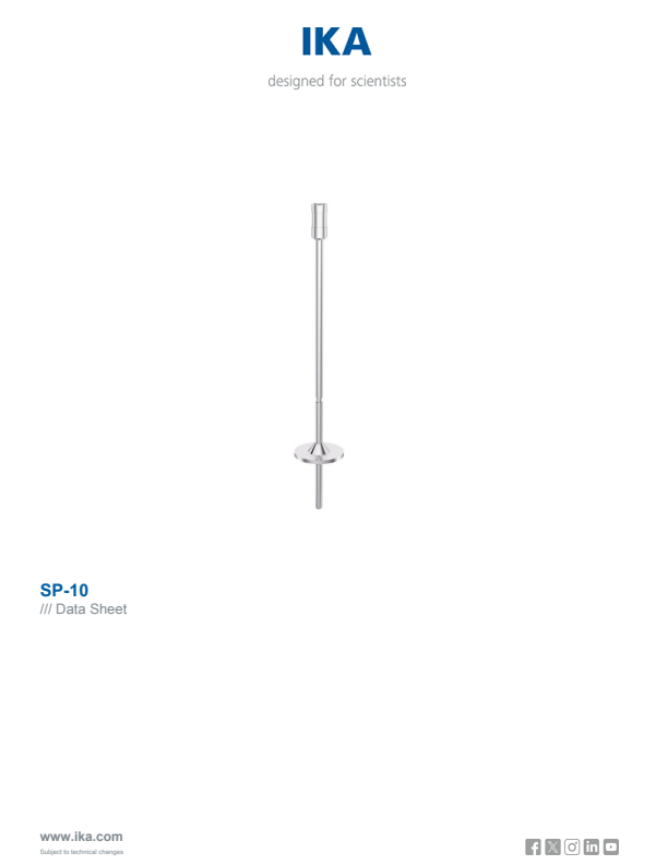 

Data Sheet SP 10

