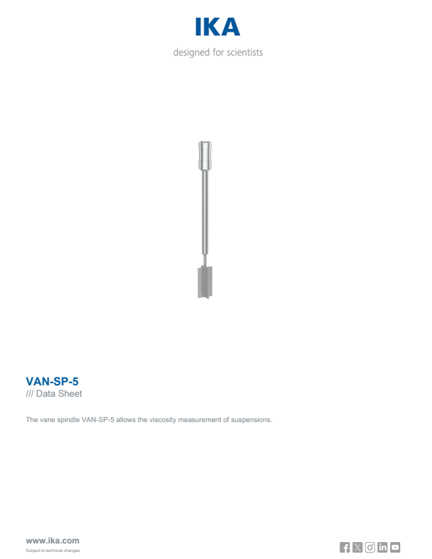 

Data Sheet VAN SP 5

