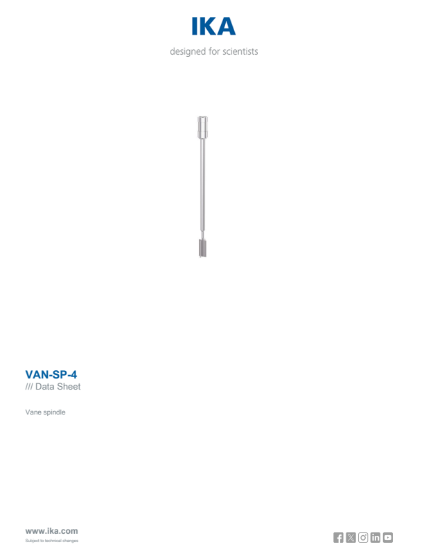 

Data Sheet VAN SP 4

