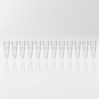 PCR tubes 0.2 ml natural PP strips w/12 tubes without caps PCR ready 6.000G