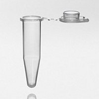 PCR tube 0.5 ml natural PP attached flat transparent cap PCR ready 20.000G