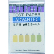 Testpapir pH 2.8 - 4.4 blok strimler str. 7 x 70 mm