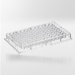 Mikrotiterplade klar PS 96 brønde U-form 300 µl. Steril R.