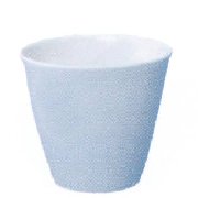 Porcelænsdigler 20 ml ø top 40 mm højde 32 mm