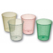 Medicinbæger 30 ml med inddelinger PP blå