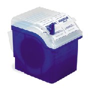 Dispenser with lid for parafilm blue