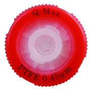Sprøjtefilter Q-Max RR 13 mm 0.45 µm PTFE. Hydrofob