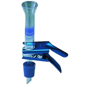 Filterholder glas KG-25 sintret glas filterstøtte 22 ml reservoir