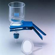 Filterholder glas KG-90 sintret glas filterstøtte 1100 ml reservoir