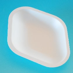 Vejebåd PS 100 ml rhombeformet hvid 96 x 134.5 x 18.5 mm. Antistatisk