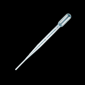 Plast Pasteur pipette bold vol. 7.1 ml.  Total vol. 23 ml. Stilk ø 9.0 mm