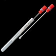 Podepind knækbar polystyren skaft med viscose tip Steril EO i rør