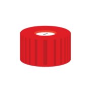 Skruelåg til N9 vial Silikone/PTFE/forskåret 1,0 mm