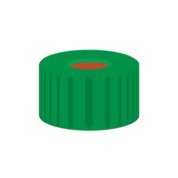 Skruelåg til N9 vial Gummi/PTFE 1,0 mm septum