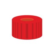 Skruelåg til N9 vial PTFE/Silikone/PTFE 1,0 mm septum