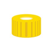 Skruelåg til N9 vial Silikone/PTFE 1,0 mm septum
