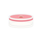 Snap cap for N20 vial-PE Rubber/TEF 1.3 mm septum