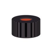 Skruelåg til N9 vial PTFE/Silikone/PTFE 1,0 mm septum