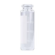 N20 Headspace vial for crimp cap 20 ml 23 x 75.5 mm clear glass round bottom/label