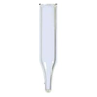 Indsats til N9-N10 skruevials og N11 crimp/snap vials 250 µl glas konisk 12mm tip