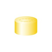 Crimp cap for N13 vial center tear off Gold No liner