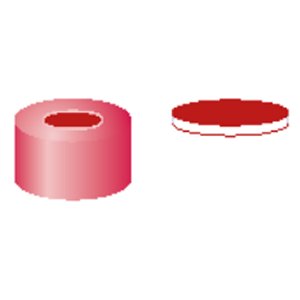 Crimp låg til N11 vial PTFE/Silikone/PTFE 1,0 mm septum