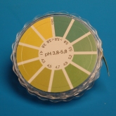 Testpapir pH 3.8 - 5.8 rulle str. 7 mm x 5 m