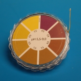 Testpapir pH 5.5 - 9.0 rulle str. 7 mm x 5 m