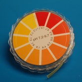 Testpapir pH 7.2 - 9.7 rulle str. 7 mm x 5 m