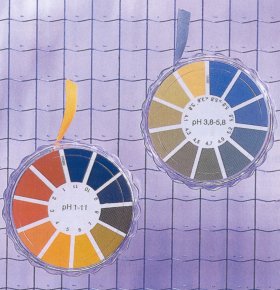 Testpapir pH 12 - 14 rulle str. 7 mm x 5 m