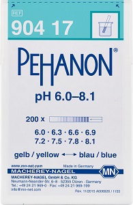 Test Strip PEHANON  pH 6.0 - 8.1.