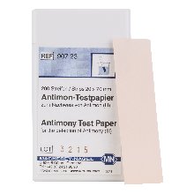 Antimony teststrips Pakke med  200 strips 20x70 mm