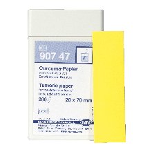 Turmeric papir Pakke med 200 strips 20x70 mm