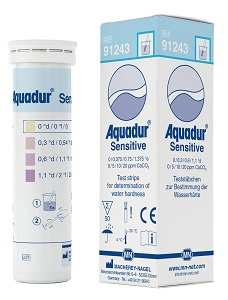 AQUADUR Sensitive/50 Æske med 50 teststrimler 6 x 95 mm