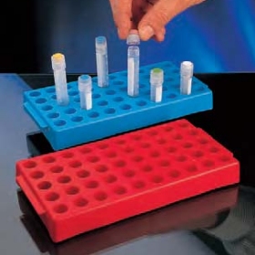 Rack for cryo tubes 5 x 10 - blue