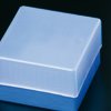 Æske PP til 1.5-2.0 ml rør. (4x4) med låg. 67 x 67 x 45 mm. Blå. Autoklaverbar