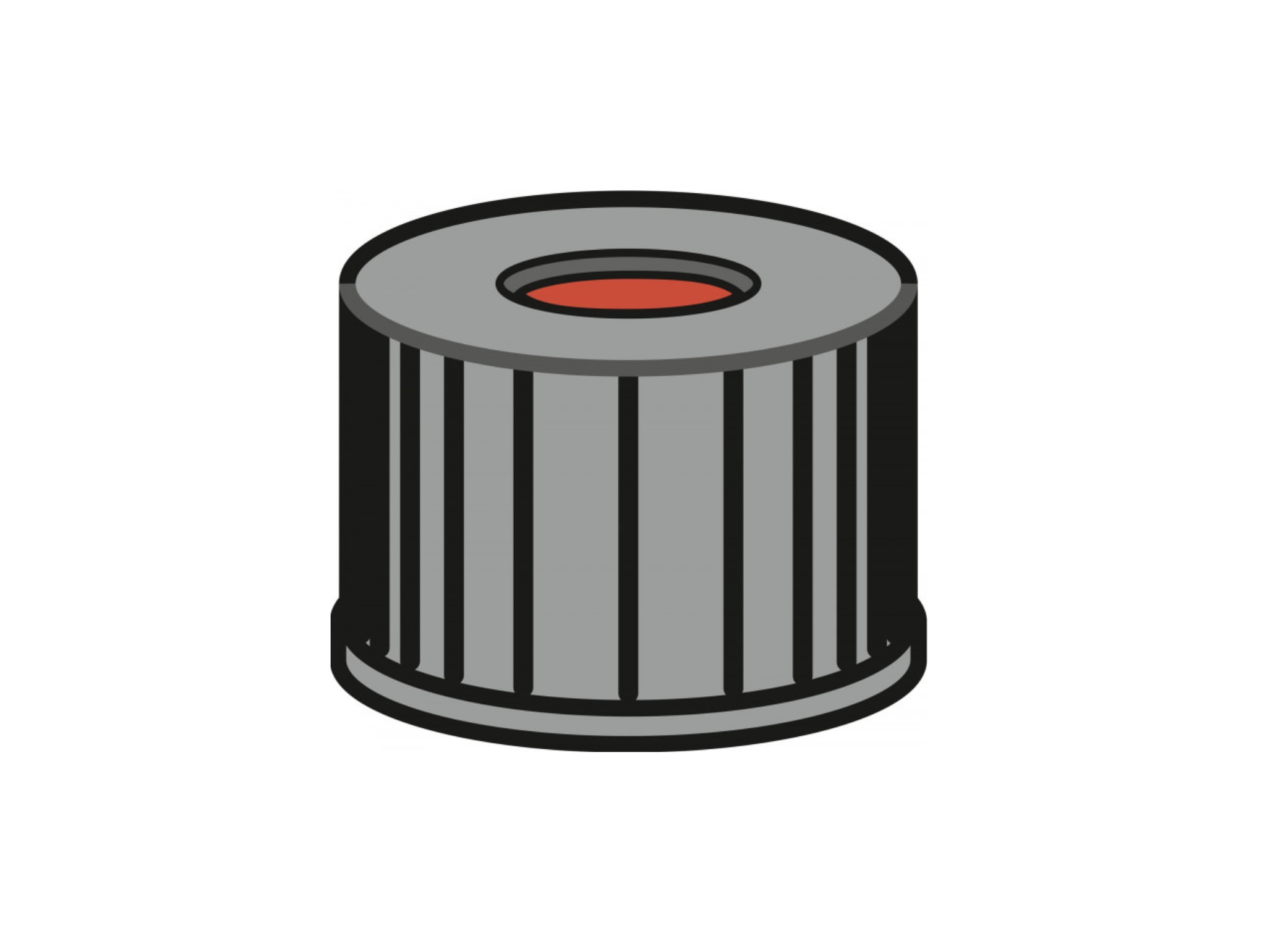 Skruelåg og septa, N 8