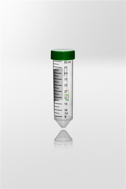 Centrifugerør PP 50 ml 20.000G steril A skrivefelt. RNase-. DNase og Pyrogen frie