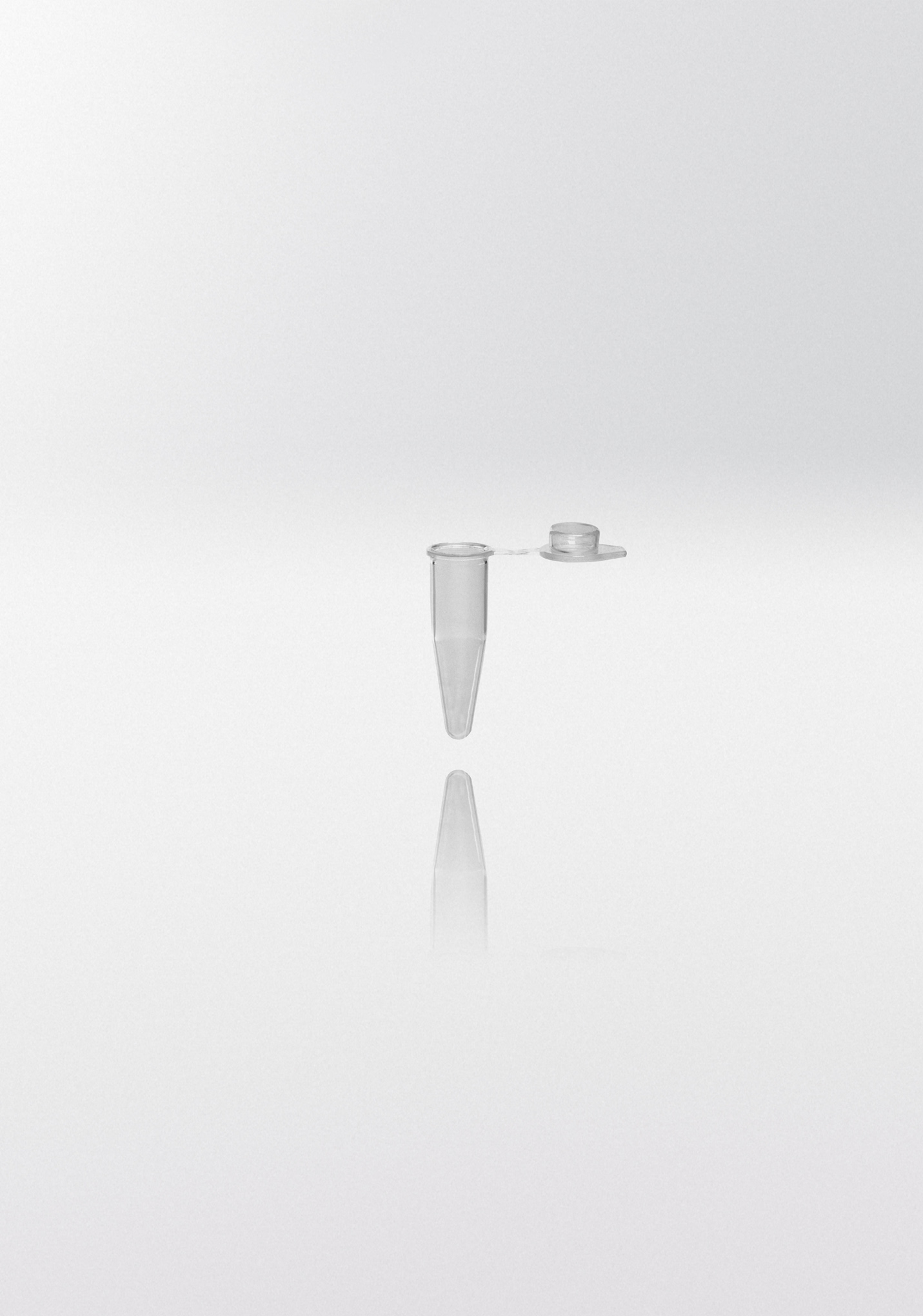 PCR tube 0.2 ml natural PP attached flat frosted cap PCR ready 20.000G