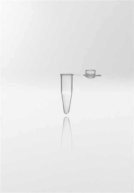 PCR rør 0.2 ml natur PP hængslet kuplet klart låg PCR ready 20.000G