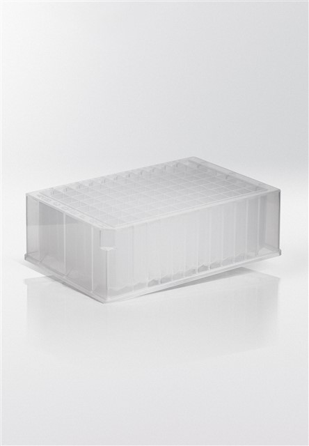 Deep Well Plate PP, 2 ml 96 sq. wells V-shape RNase-, DNase og Pyrogen free, natural