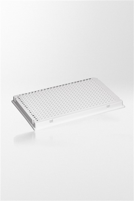 PCR plade 384 brønde 40 µl fuld skørt hvid PP