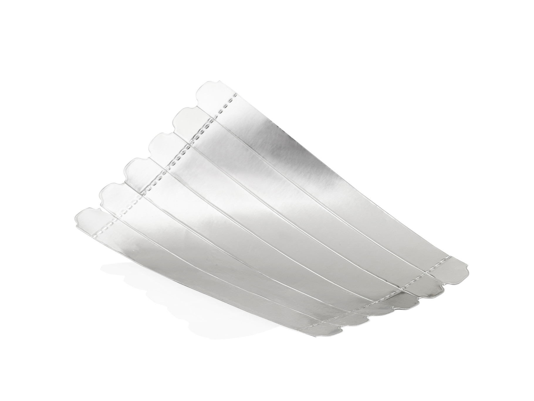 Selvklæbende forseglingsfilm, til fryseopbevaring, 6-strip,  50µm, -80°C til +120°C, alu, gennemstikkelig